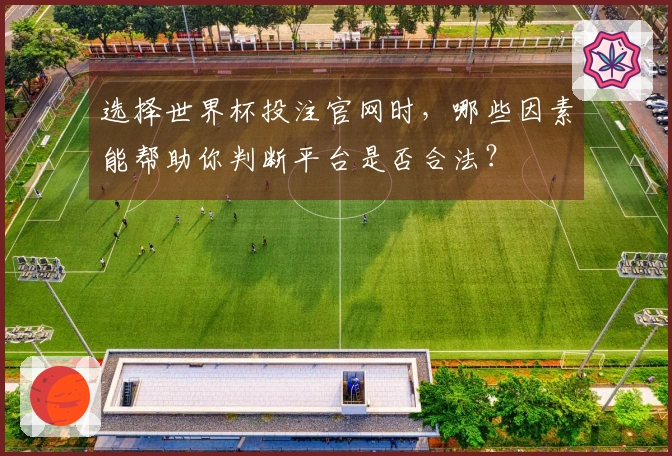 选择世界杯投注官网时，哪些因素能帮助你判断平台是否合法？